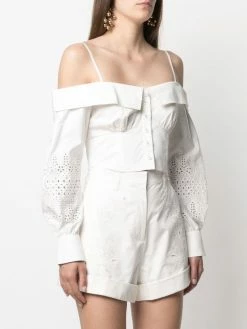 Oak Hall Self-Portrait | Embroidered Off The Shoulder Top New Arrivals!