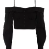 Oak Hall Self-Portrait | Black Off The Shoulder Top New Arrivals!