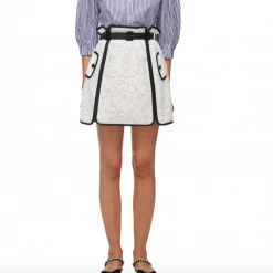 Oak Hall New Arrivals! Self-Portrait | Lace Trim Mini Skirt