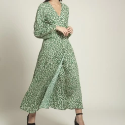 Fresha Dresses Fabienne Dress | Green Motif