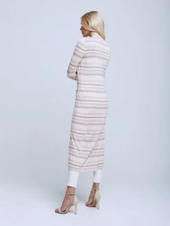 Oak Hall L'Agence | Lulex Striped Cardigan New Arrivals!