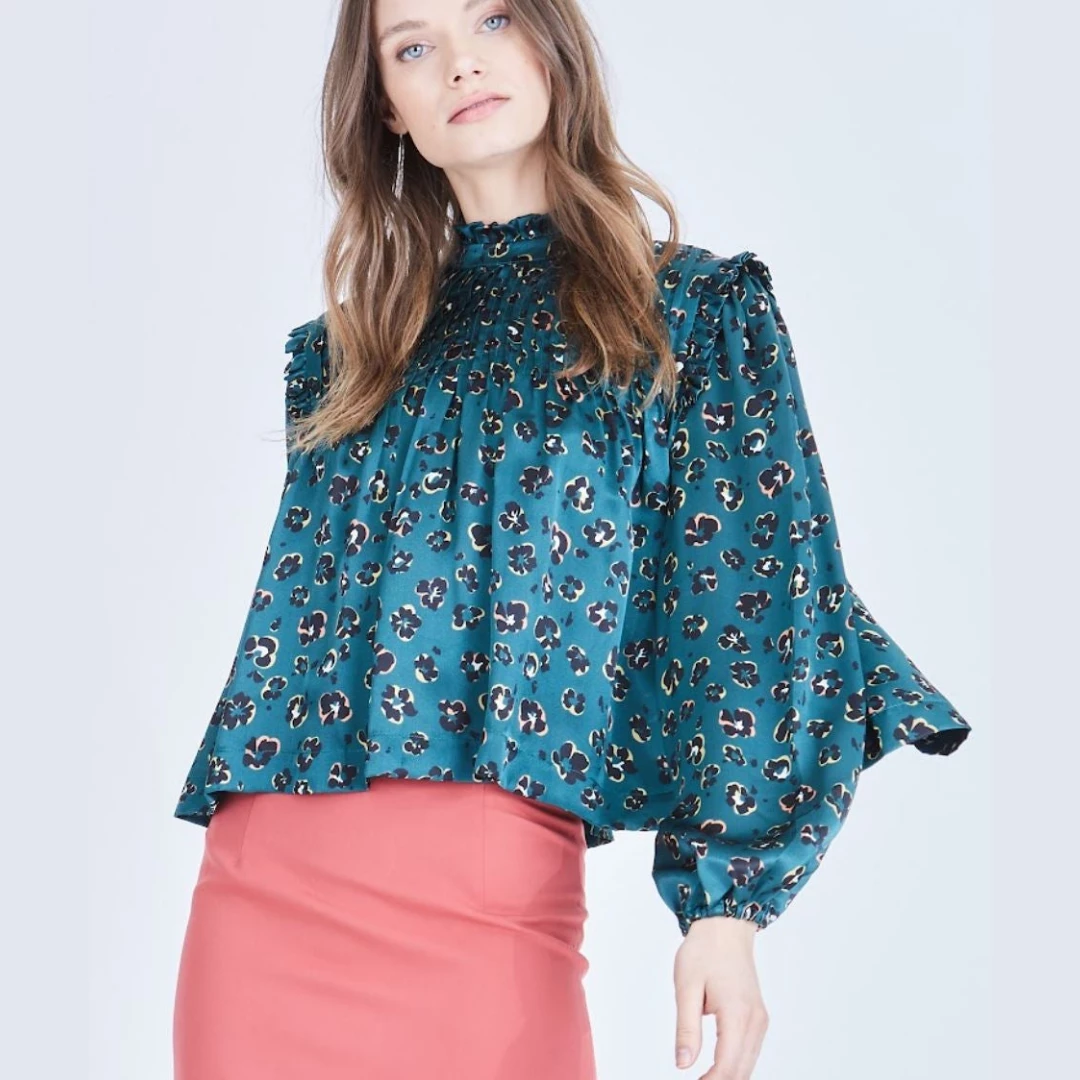 Caballero Adeline Top | Emerald