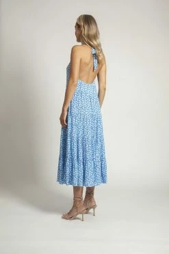 Fresha Azra Dress | Blue Brush
