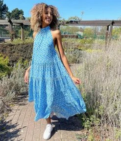 Fresha Azra Dress | Blue Brush