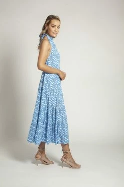 Fresha Azra Dress | Blue Brush
