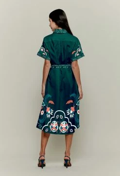 Tucker Safari Shirtdress | Emerald Dutch Blossoms Resort 2022