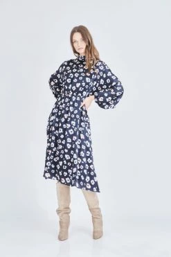 Caballero Blake Blue Floral Maxi Dress