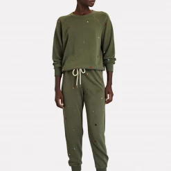 Oak Hall The Great | The College Floral Embroidery Sweatshirt New Arrivals!