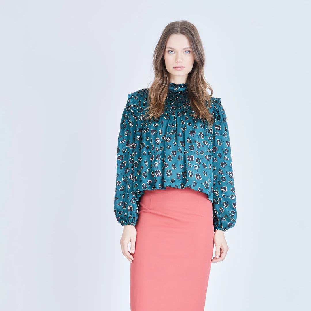 Caballero Adeline Top | Emerald