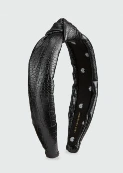 Lele Sadoughi | Jet Faux Croc Headband