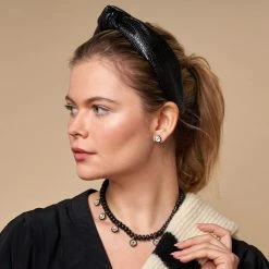 Lele Sadoughi | Jet Faux Croc Headband