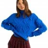 ALLISON New York Diamond Pom Pullover Sz. M