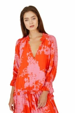 Caballero Fae Dress | Coral