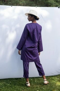 Tucker Tucker NYC Rebecca Tunic | Midnight Lattice Sz. M