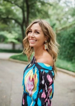 The Warehouse Collective Isabel Dress | Black Heart Ikat