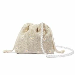 Lele Sadoughi Mini Penelope Crossbody Bag | Natural Daisy