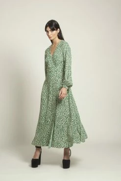 Fresha Dresses Fabienne Dress | Green Motif