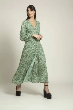 Fresha Dresses Fabienne Dress | Green Motif