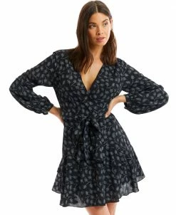 ALLISON New York Meadow Print Ruffle Dress Dresses