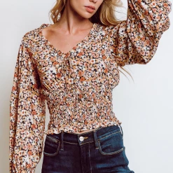 Monte The Label Allegra Top | Floral Print