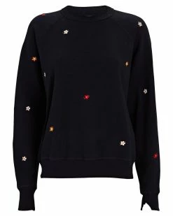 Oak Hall The Great | The College Floral Embroidery Sweatshirt New Arrivals!