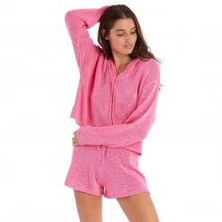 ALLISON New York Knit Shorts | Cotton Candy Pink