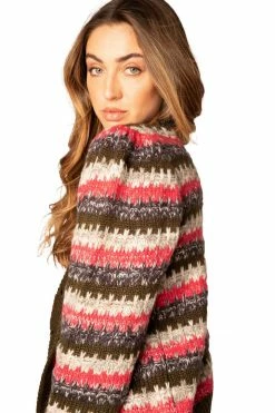 ALLISON New York Mixed Yarns Cardigan