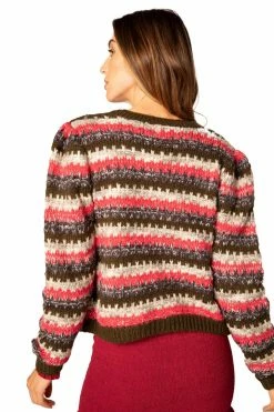 ALLISON New York Mixed Yarns Cardigan