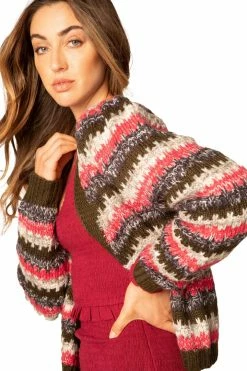 ALLISON New York Mixed Yarns Cardigan