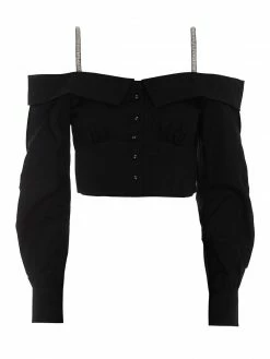 Oak Hall Self-Portrait | Black Off The Shoulder Top New Arrivals!
