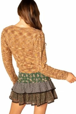 ALLISON New York Pointelle Sweater