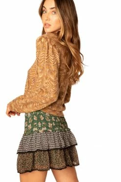 ALLISON New York Pointelle Sweater