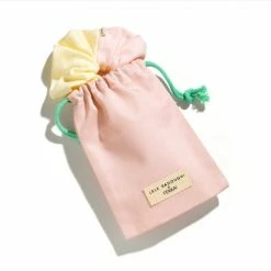 Lele Sadoughi Oversized Organic Scrunchie | Blush + Yellow