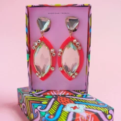 The Warehouse Collective Neon Marquis Drop Earring New Arrivals!