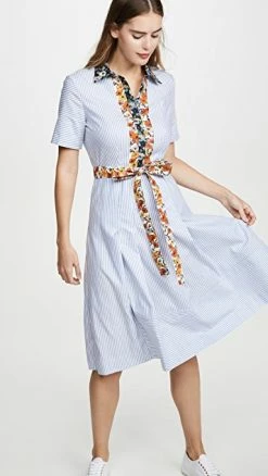 Tuckernuck Tory Burch | Blossom Ditsy Cotton Patchwork Shirt Dress Dresses