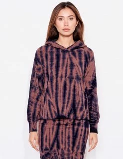 Gilchrist Athleisure Sundry | Tie Dye Cut Off Hoodie