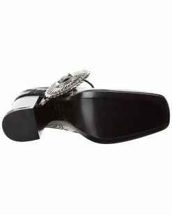 H. Collection Toga Pulla | Buckled Mary-Jane Black Pump Shoes