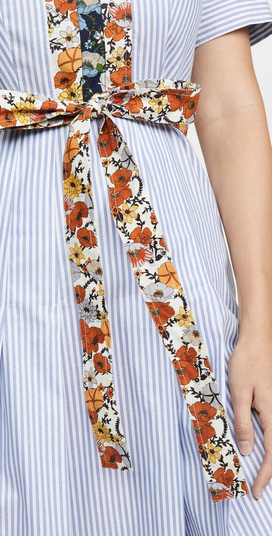 Tuckernuck Tory Burch | Blossom Ditsy Cotton Patchwork Shirt Dress Dresses