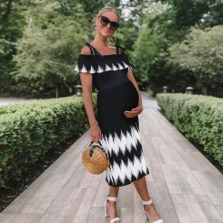 ALLISON New York Zigzag Knit Dress