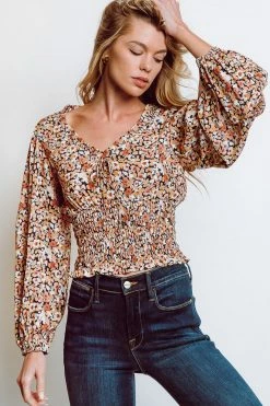 Monte The Label Allegra Top | Floral Print