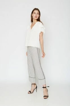 Caballero Kelsie White Dot Top Resort 2022