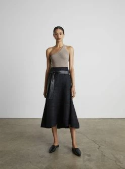 Who What Wear Lola Ribbed Tank | Tan