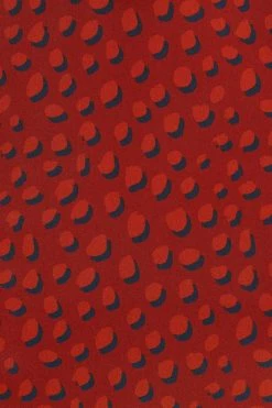 Tucker Long Sleeve Polo Blouse | Rustic Dot Sz. XS